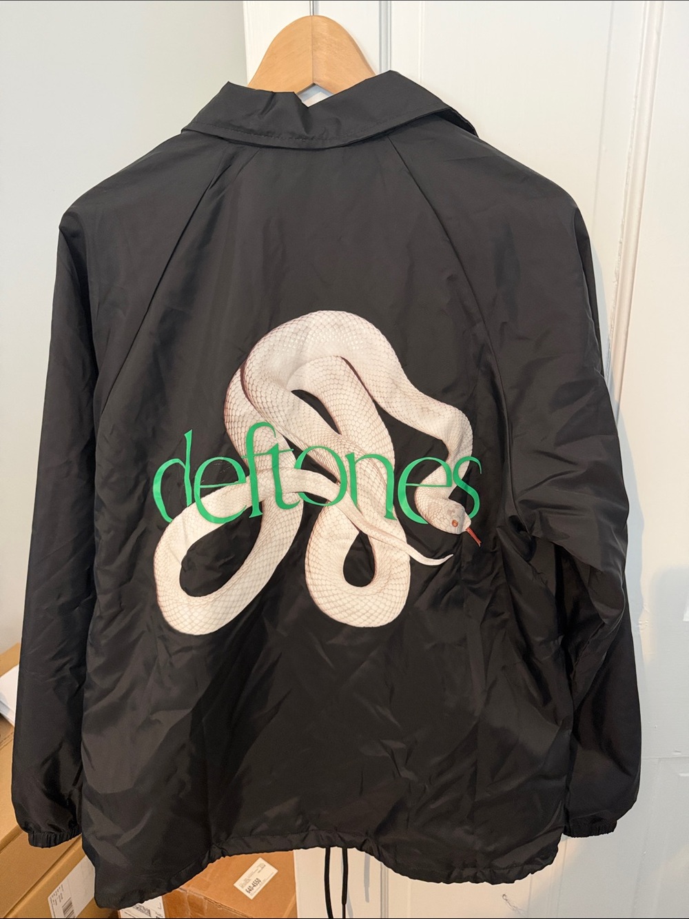 Deftones private music Windbreaker with White Snake Graphic- Never worn .